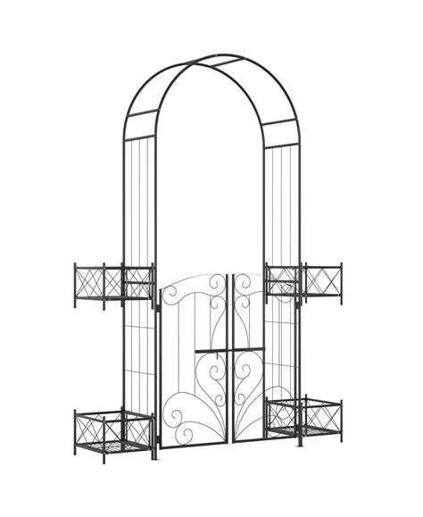 outsunny garden arbor gate